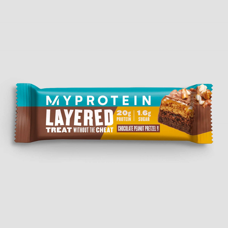 Retail Layered Bar, Peanut Pretzel 60g